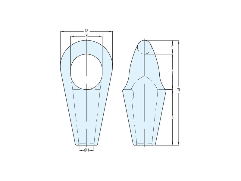 Short bow sockets